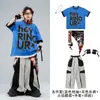 Ropa Moderna Infantil de Street Dance Conjunto de Camiseta Holgada Hip-Hop para Niños Atuendo Elegante Hip-Hop para Actuación en Escenario Infantil