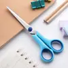 Tesoura de Escritório em Aço Inoxidável, Material Escolar para Estudante, Tesouras para Artesanato DIY, Ferramentas Domésticas para Cortar Papel, Conjunto de Tesouras Artísticas Cartoon