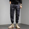 Macacão de algodão para primavera e outono marca de moda masculina legging funcional multi-bolsos solta calça casual versátil da moda masculina