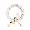Broche Circular de Cinta con Perlas de Agua Dulce, Elegante y Sencillo, Broche Clásico de Alta Gama, Accesorio de Pin Versátil para el Día a Día