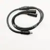 Cable Conector de Alimentación DC de Cobre Puro, Cable Divisor DC 5.5*2.1 Uno a Dos, Cable Extensor de Alimentación para Monitoreo, Conector Hembra Doble a Doble DC 1.0cm