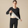 Nuevo Conjunto de Ropa Interior Térmica para Parejas Otoño e Invierno para Hombres y Mujeres, Ropa Interior Térmica Derong de Proteína de Seda y Pluma Sin Costuras