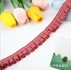 Cinta de cuadros de 2.5 cm de ancho con encaje de descuento material de decoración para ropa DIY puño de cortina equipaje zapatos