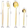 Juego de Cubiertos Occidentales Estilo Escandinavo Ins Acero Inoxidable Hogar Alto Valor Cuchillo para Bistec, Tenedor, Cuchara y Palillos Juego de Tres Piezas