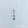 Pendiente de Aro para Labio Piercing G23 Titanio Rosca Interna Circonita Púrpura single Marquise Redonda Aleación de Titanio Astmf-136