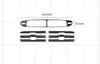 Adecuado para 16-21 Honda Civic Décima Generación Fibra de Carbono Panel de Control de Arranque Calcomanía Decorativa Accesorios de Modificación Interior