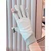 Luvas de Proteção Solar com Capacidade de Tela Sensível ao Toque, Proteção UV, Seda Gelada de Verão, Bloqueio de Cor, Mangas Curtas Altamente Estéticas, Mangas Respiráveis Antiderrapantes para Ciclismo