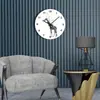 Reloj de Pared Acrílico Simple Nórdico Moda Creativa Sala de Estar Dormitorio Hogar Jirafa Moda