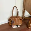 2026 Nueva Tendencia de Moda Otoño Invierno Bolso de Mano de un Hombro para Mujer Gran Capacidad Bolso Bowling de Moda Versátil Estilo para Viajar