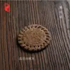 Tapete Marrom Tapete de Isolamento Térmico Seda de Bambu Coaster Carbonizado Quadrado Tapete de Chá para Cerimônia do Chá Suporte para Bule Suporte para Chá Suporte para Copo Acessórios para Conjunto de Chá Kung Fu