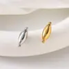 Fivela magnética de aço titânio fivela magnética forte suspensão a vácuo banho de ouro 18K fivela de colar de pérola fivela magnética de aço inoxidável em estoque