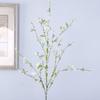 Flores Artificiais de Salgueiro Nevado de Galhos Grandes de Alta Qualidade Flores Decorativas de Seda Ornamentos para Sala de Estar Adereços Pequenos Frescos Casamento Salgueiro Nevado Artificial