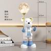 Entrada de Luxo Violência Urso Lua Lâmpada Desktop Pequenos Enfeites Casa Sala de estar Armário de TV Armário de Vinho Entrada Decorações de Quarto Infantil