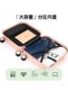 Mala mini de 18 polegadas para viagem de bordo feminina pequena de polegada mala de bordo japonesa pequena leve roda universal carrinho de estudante caixa de viagem