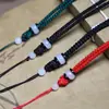 Cordón de Cadena para Cuello Tejido a Mano para Colgante de Paz, Colgante de Jade, Ámbar y Colgante de Jadeíta, Adecuado para Hombres y Mujeres
