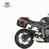 Coche Clásico Lobo Adecuado para Triumph StreetTriple765 Bolsa Lateral de Liberación Rápida Caja Lateral Retro Bolsa para Casco Modificada