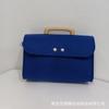 Nueva bolsa de fieltro portátil de madera libro rojo pequeño Bolsa de fieltro popular simple de alta gama bolsa de archivo de fieltro para negocios