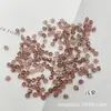 Cross-border quente-venda pressão top dois grânulos pontiagudos diâmetro 4 MM contas de cristal contas de diamante diy jóias acessórios