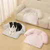 Almofada Popular para Sofá de Pet Transfronteiriça, Pelúcia Longa Removível e Lavável para Cama de Cachorro, Tapete para Pet, Cama Quente de Inverno para Gato, Tapete para Gato