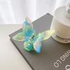 Xinzhimeng joyería Corea del Sur acetato placa mariposa agarre sirena Ji horquilla colorida niña princesa cabeza agarre para el cabello