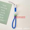 Nuevo Lanyard para Teléfono Móvil de Flor de Dibujos Animados Anti-Pérdida Creativo para Muñeca Cuerda de Nylon Llave Colgante Hebilla Cadena Corta para Mano