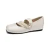 Wei Wei Girl 619-6 Zapatos Mary Jane de Seda Francesa para Ballet Mujer Otoño Suela Suave Cómodos No Cansan los Pies Aumento Oculto de Altura Zapatos de Vestir