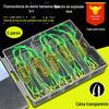 Magic 5 fantasma Botão fluorescente isini anzol explosivo bomba Anzol cor luminosa equipamento de pesca anzol de pesca atacado