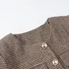 Venta al por mayor de ropa para mujer estilo europeo y americano transfronteriza INS, chaqueta corta de cuello redondo de alta gama nicho estilo europeo y americano lujo ligero estilo Chanel