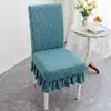 Funda de silla universal para cuatro estaciones para uso en el hogar, respaldo antideslizante todo en uno, funda de silla de comedor integrada, elástica y engrosada