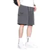 Novos Shorts de Trabalho de Verão Estilo Americano para Homens, Marca da Moda Estilo Coreano, Shorts Casuais Esportivos Soltos de Secagem Rápida de Cinco Pontos, Roupa Popular Masculina