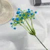 Gipsófila Simulada Flor Individual Falsa Flor de Bola de Plástico Duro Plástico Material de Flor para Boda Fresca Arreglo Floral Decoración del Hogar Arreglo Floral