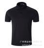 Polo Esportiva de Malha de Secagem Rápida para Homens, Camisa Cultural Solta de Manga Curta, Sublimação Polo Casual com Lapela Personalização
