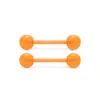 Set Transfronterizo de 36 Piezas de Uñas de Lengua de Acero Inoxidable, Varilla Suave de Acrílico, Color Sólido Luminoso 16mm, Venta Caliente en Amazon