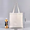 Bolsa de lona em branco para estampar logo, impressão colorida, bolsa de ombro única para compras, bolsa de algodão para publicidade e treinamento