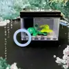 Anillo Delgado Original Estilo Chino Imitación Jade Mismo Estilo que Xiaohongshu Que No Se Desvanece, Anillo Vegetariano de Moda, Femenino de Estilo Antiguo de Nicho