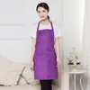 Delantales Publicitarios con Impresión de Logo Personalizado, Color Sólido, Sin Mangas, para Trabajo en Hotel y Cocina, Anti-Manchas, Hechos por Encargo por el Fabricante