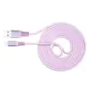 Cable de Carga para Teléfono Móvil de Nylon Tejido Denso Transfronterizo Adecuado para Huawei y Apple 60W Doble TipoC Carga Rápida Cable de Datos
