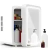 Mini Refrigerador Annan Beauty para Coche y Estudiantes, Refrigerador Portátil de 4L para Cosméticos al Aire Libre con Luz Incorporada y Funcionamiento Silencioso, Refrigerador Transfronterizo