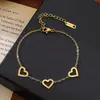 Nuevas Pulseras de Pareja Europeas y Americanas Más Vendidas, Pulseras de Acero de Titanio Elegantes y Sencillas Chapadas en Oro Real de 18 Quilates Joyería de Mano de Lujo Accesible