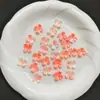 Cuentas de Flor de Cuatro Pétalos con Bordes Dorados y Plateados, Accesorios para Joyería Hecha a Mano DIY para Tocados de Boda, Cuentas Sueltas al por Mayor