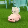 Carrinho Bate-Bate Desenho Animado DIY Criativo Tridimensional Enfeites de Carro Acessórios de Cola de Creme Acessórios de Resina Acessórios