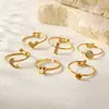 Nuevo Anillo de Acero de Titanio con Acabado de Alta Gama, Anillo de Lujo Ligero, Venta al por Mayor de una Sola Pieza, Anillo de Moda Versátil para Mujeres, Venta al por Mayor de Anillo para Dedo Índice