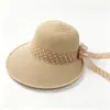 Comércio Exterior Chapéu de Verão Chapéu de Sol de Praia Feminino Chapéu de Linho de Aba Pequena Chapéu de Pêssego Fashion Chapéu de Tricô Feminino Fornecedores