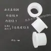 Arruela de Flange com Bucha de Nylon Manga Protetora Plugue Oco Bucha de Rolamento Autolubrificante Manga de Vedação Soquete de Parafuso