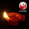 Lámpara de aceite pequeña de Amazon India, vela LED impermeable, vela brillante en agua, adornos decorativos para Diwali.