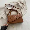 Bolsas para Mujer 2026 Nueva Moda Tendencia Bolso de Hombro para Debajo del Brazo Bolso Retro Elegante Casual Simple Bandolera Bolso Cuadrado Pequeño
