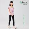 Calça Legging Modal Lanjing Infantil para Meninas, Verão, Fina, Cropped, Roupa Externa para Bebês, Categoria A