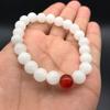 Colar de jade ICE Platina atacado Xinjiang suet Jade Branco corrente mãe gola redonda pulseira de jade rocha de quartzo produtos para live