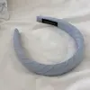 Diadema de Tela con Rayas de Esponja de Nuevo Estilo Coreano de Gama Alta, Simple, Elegante, Diadema Retro de Moda para Salir, Diadema para el Cabello para Mujeres
