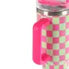 Taza Térmica Tablero de Ajedrez Generación 5D Gran Capacidad Taza Térmica de Acero Inoxidable 40oz Asa para Coche Portavasos de Coche